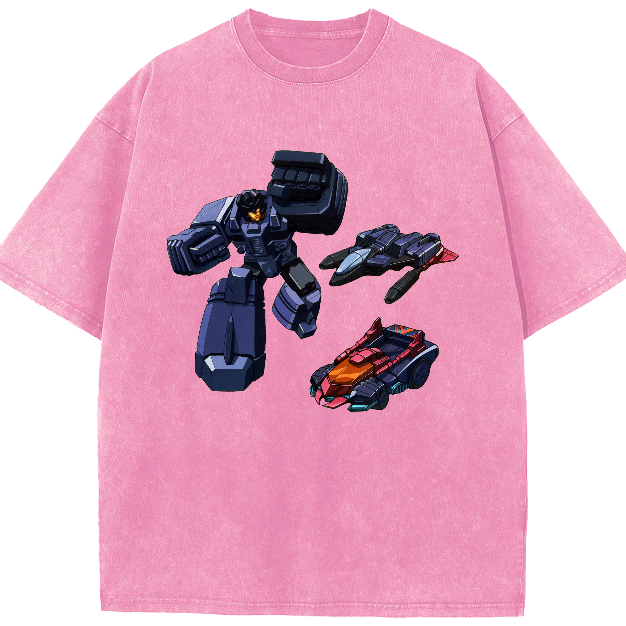 （画像用）  綿100% ヴィンテージ風 半袖Tシャツ（フロントプリント）